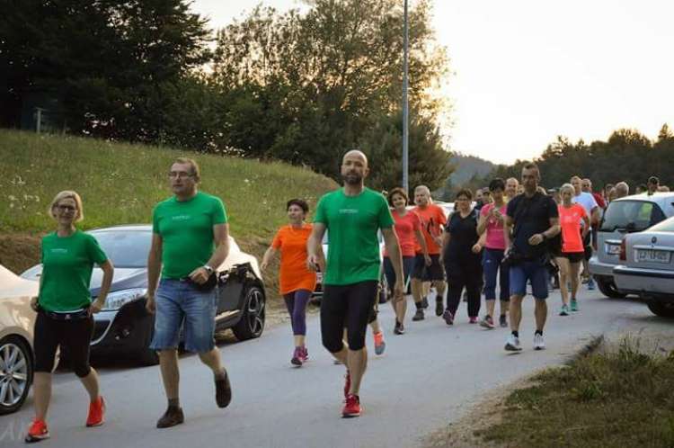 Župan občine Lukovica, Matej Kotnik s pohodniki
