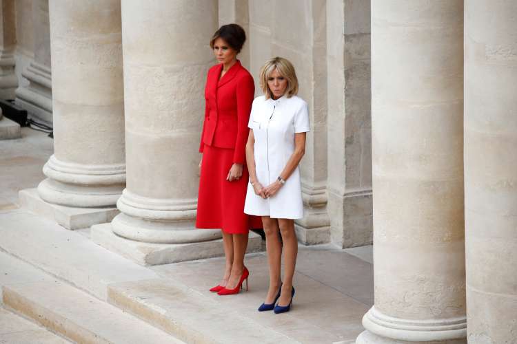 Melania in Brigitte