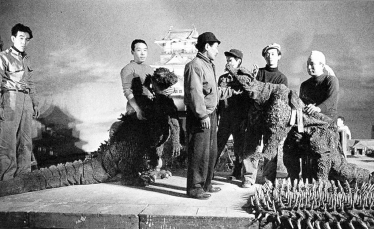 Godzilla_Raids_Again_(1955)_Behind_the_scenes