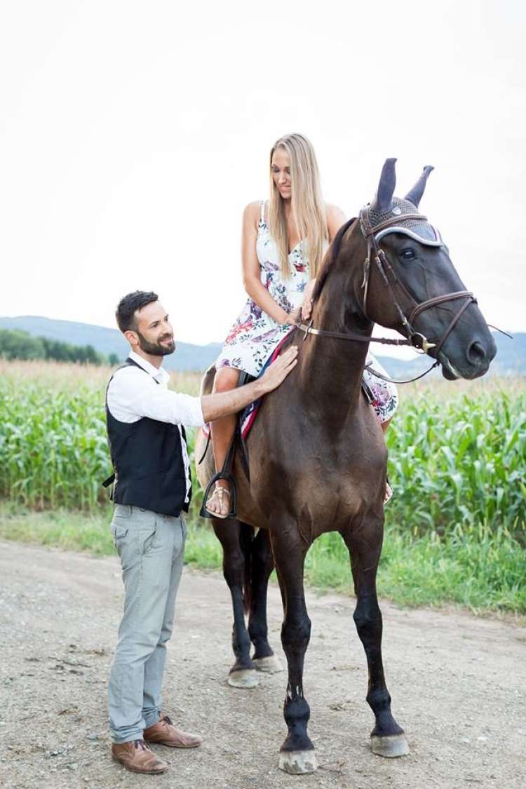 Samo Bdeir, Eva Plešnar in kobila Špela