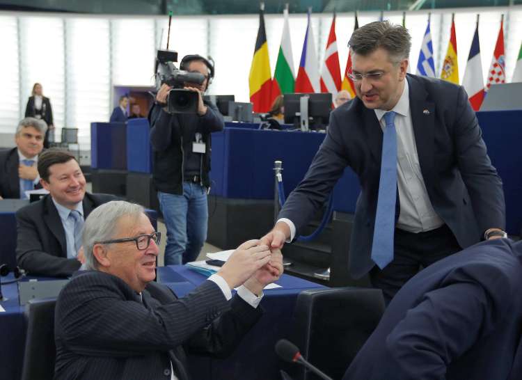 Jean-Claude Juncker, andrej plenković