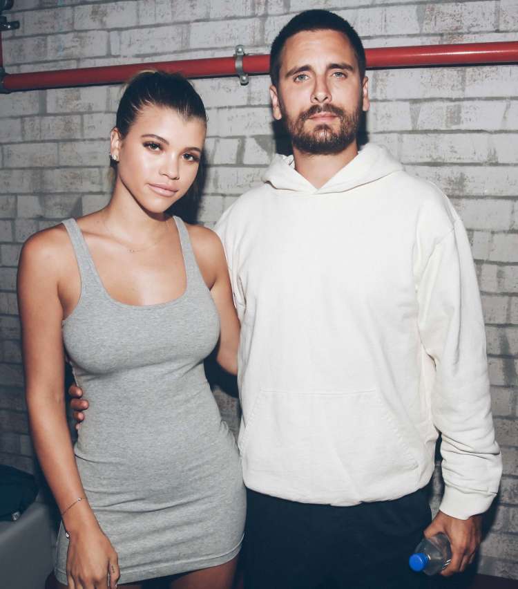 Sofia Richie in Scott Disick