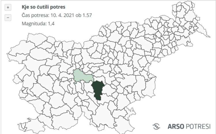 Potres v Ivančni Gorici