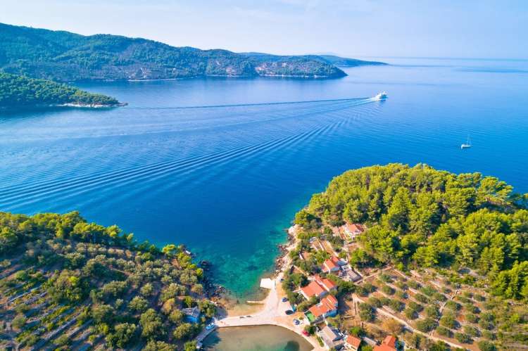 korčula, zaliv, vela luka