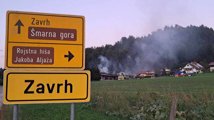 kmetija mis, zavrh pod šmarno goro, požar