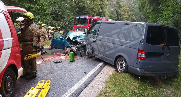 ribnica, prometna nesreča