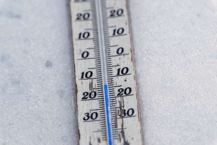 termometer mraz minus
