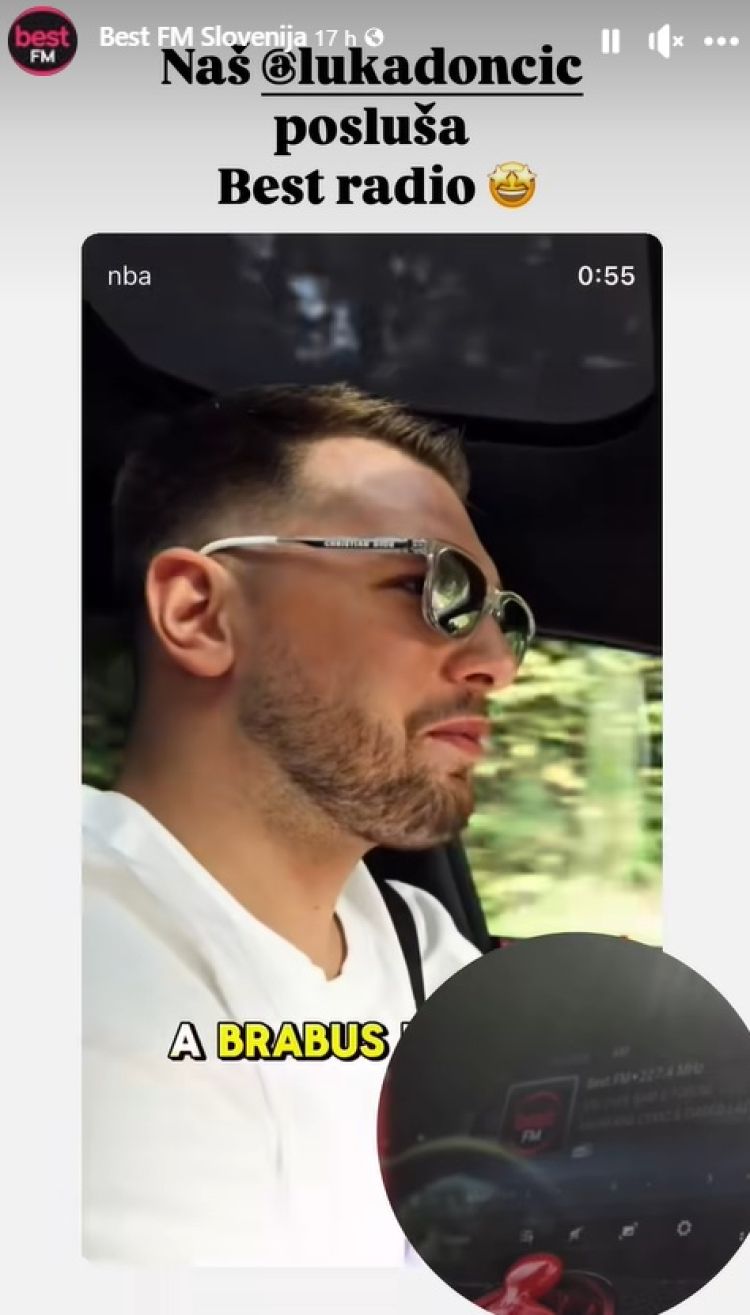 Radio, ki ga posluša tudi Luka Dončić!