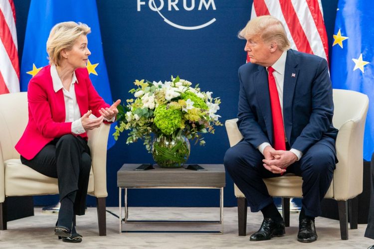 ursula von der leyen, donald trump