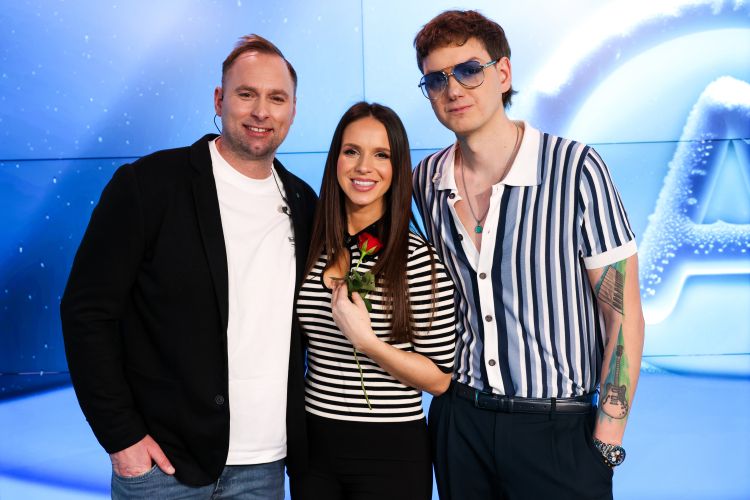 V studiu je bil obkrožen s srčno ekipo in zato povsem sproščen.