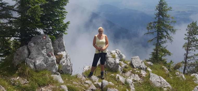 Eva je danes v odlični kondiciji.