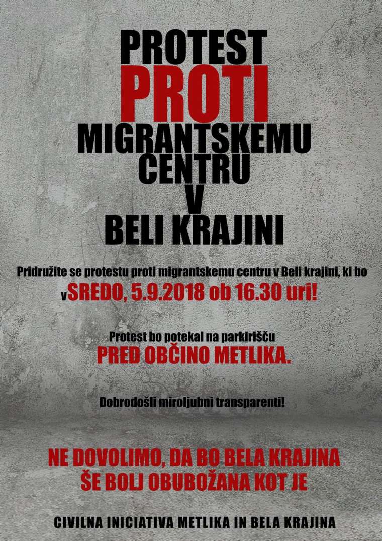 PROTEST METLIKA LETAK