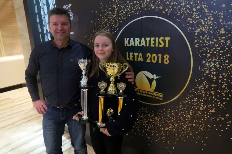 Ela Petan najboljša karateistka leta 2018 med ml