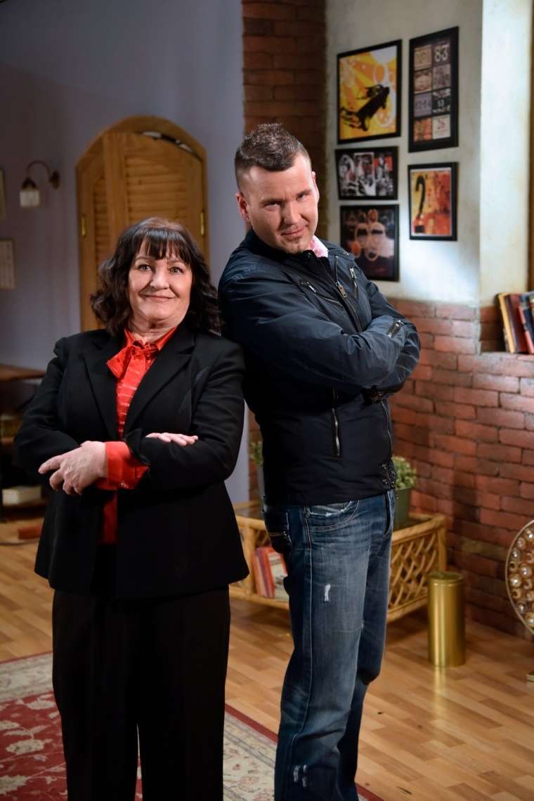 Marko in mama Ana Sandalić z otoka Rab