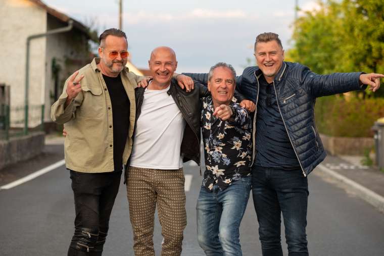Miki Vlahovič, Miran Rudan, Vili Resnik, Božidar Wolfand Wolf