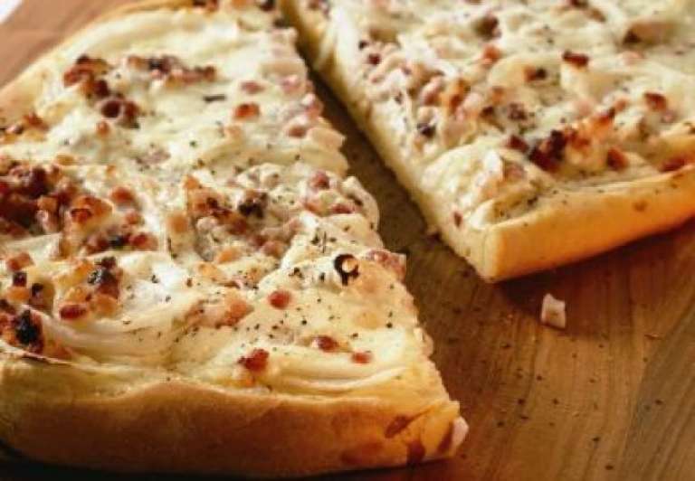 Kvašena pogača s slanino