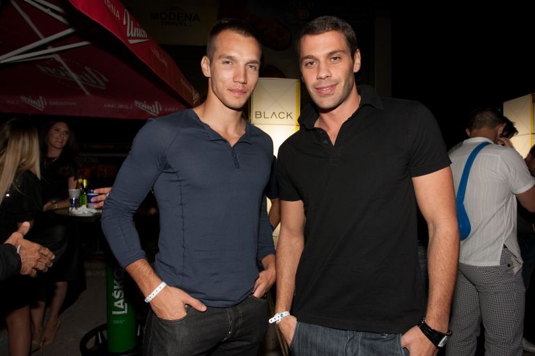Peter Klinc, Mister Slovenije 2009 in Bojan Ilijanič, mister Universe 2010.jpg