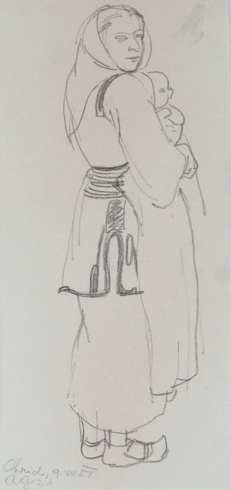zena_z_otrokom_1954_risba_alenka_gerlovic.jpg