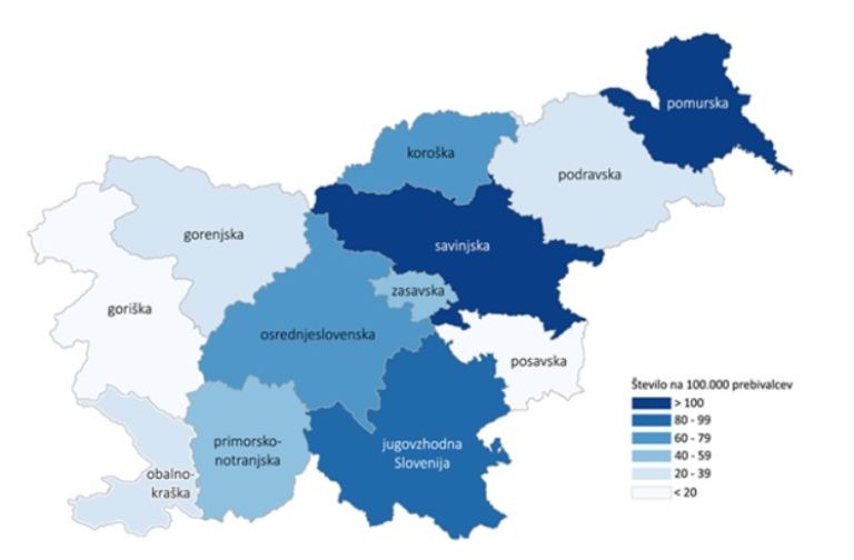 podatki, okužbe, koronavirus