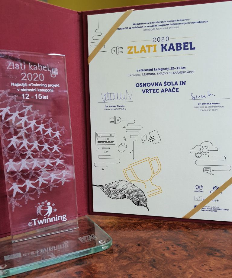 OŠ Apače, zlati kabel