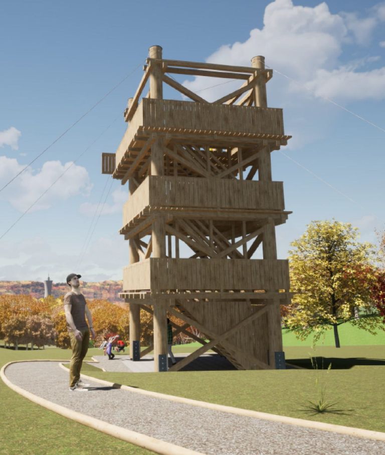 zip-line, lendava