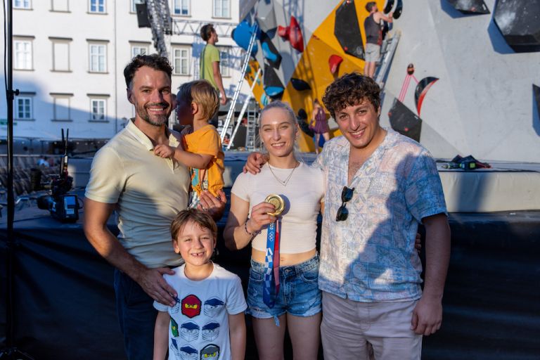 David Urankar, Janja Garnbret, Žan Papič