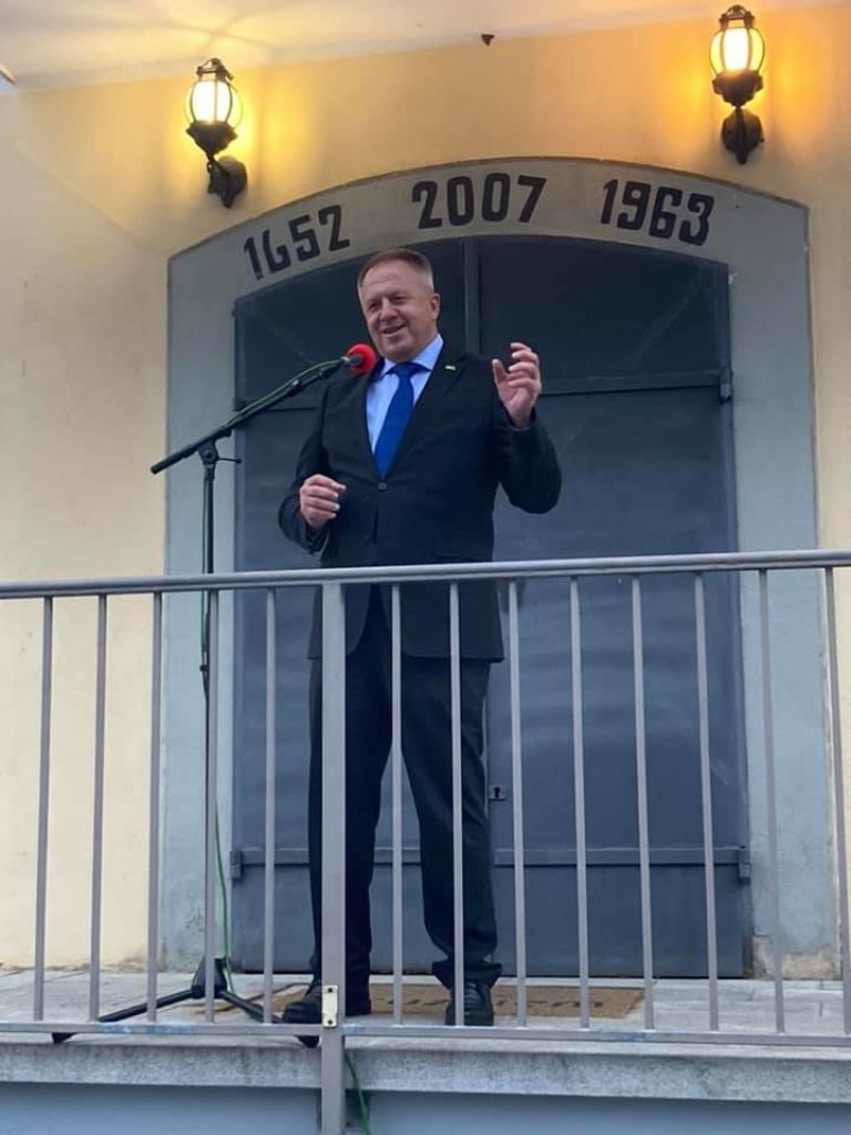 zdravko počivalšek, odprtje dvorca jeruzalem, gospodarski minister
