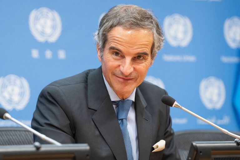 Generalni direktor Mednarodne agencije za jedrsko energijo (IAEA) Rafael Grossi