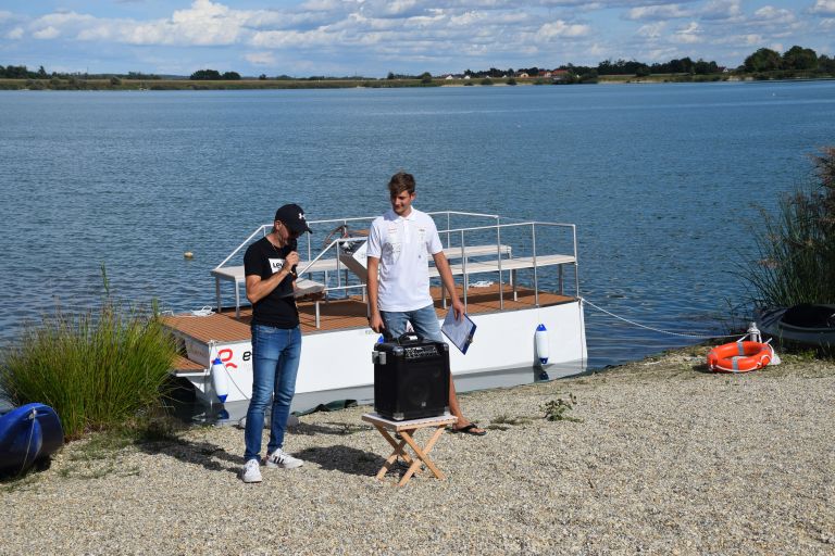 anej-serec, katamaran, soboško-jezero