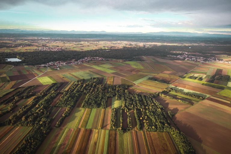 pomurje, baloni, ptičja-perspektiva