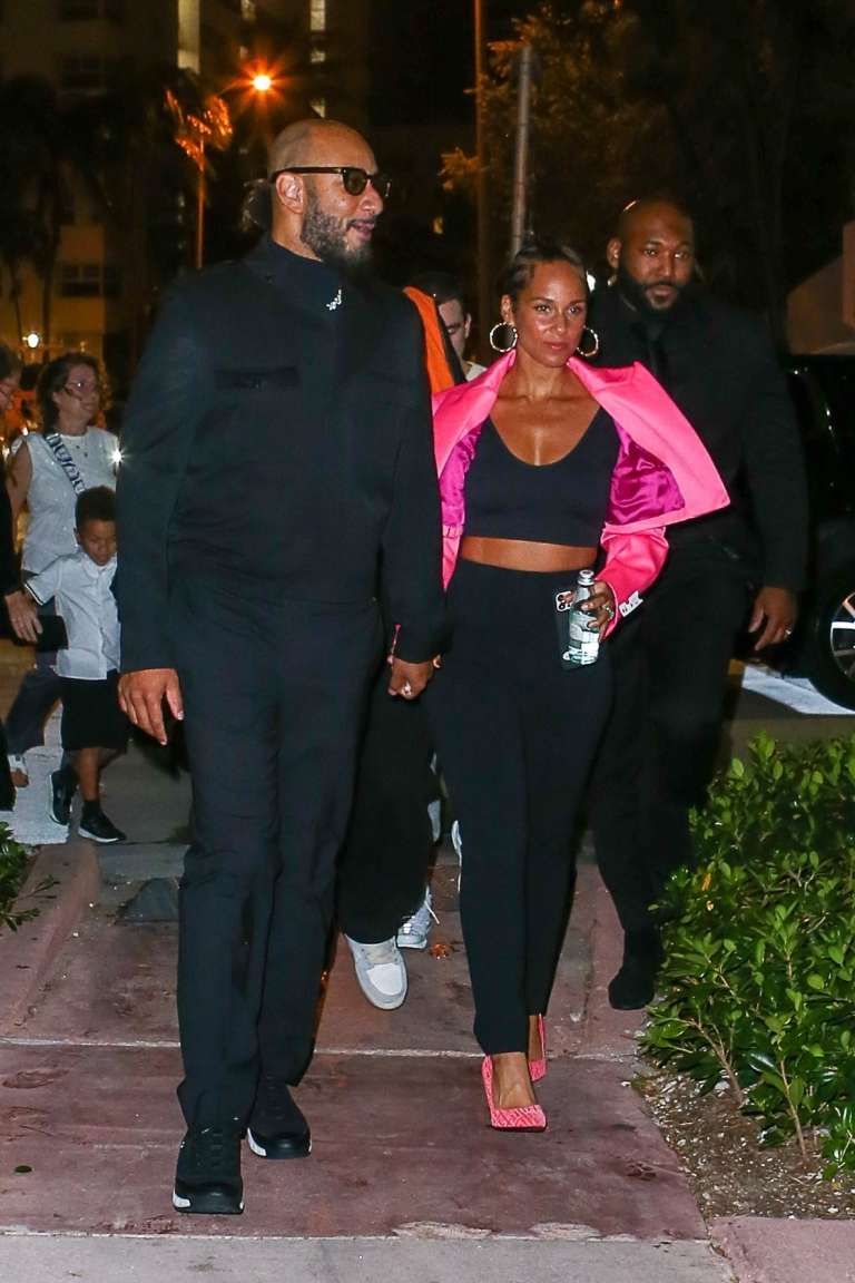 Alicia Keys in Swizz Beatz