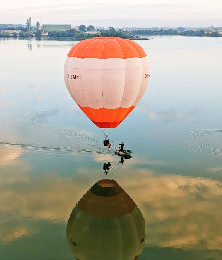 letenje, balon, hans-paravda
