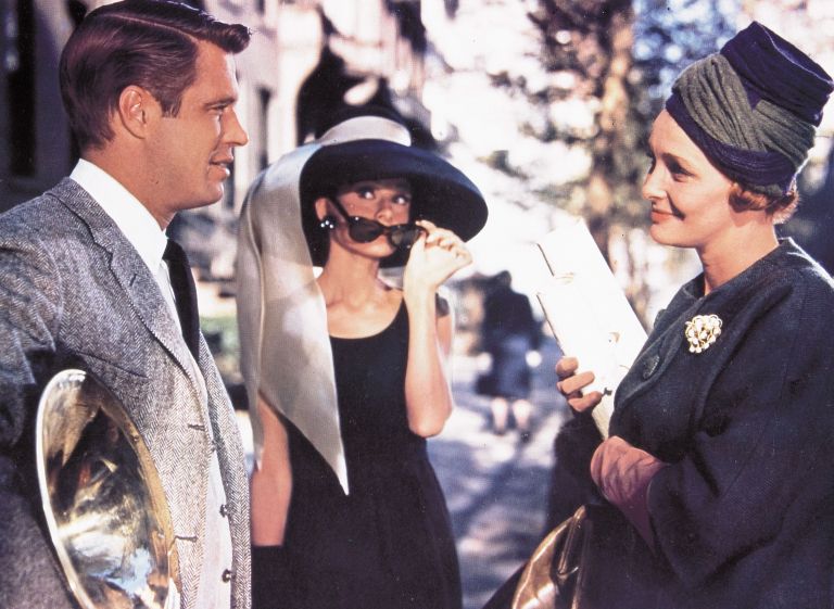 Zajtrk pri Tiffanyju (1961), čudovit film Edwarda Blakea z Georgeom Peppardom in Audrey Hepburn.