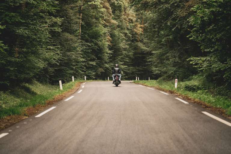 simbolična, motoristi, motor, cesta, motorno-kolo, promet