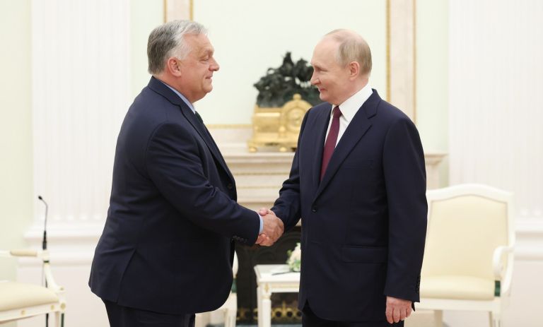 Vladimir Putin in Viktor Orban