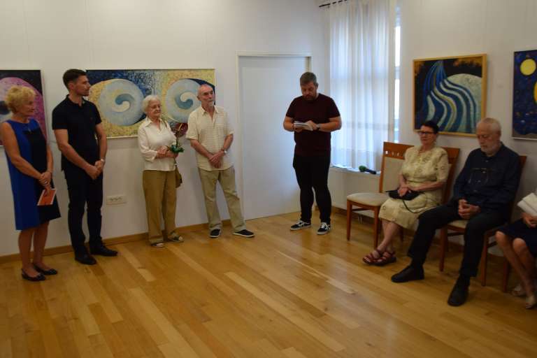 ferenc-kiraly, suzanne-kiraly-moss, razstava, slike, skulpture, center-banffy