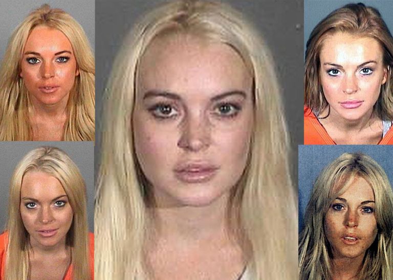 Lindsay Lohan, aretacije