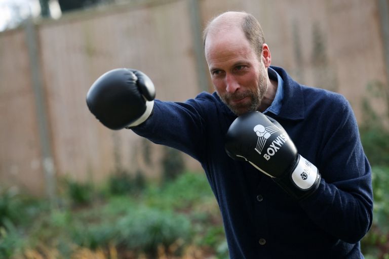 Princ William, boks
