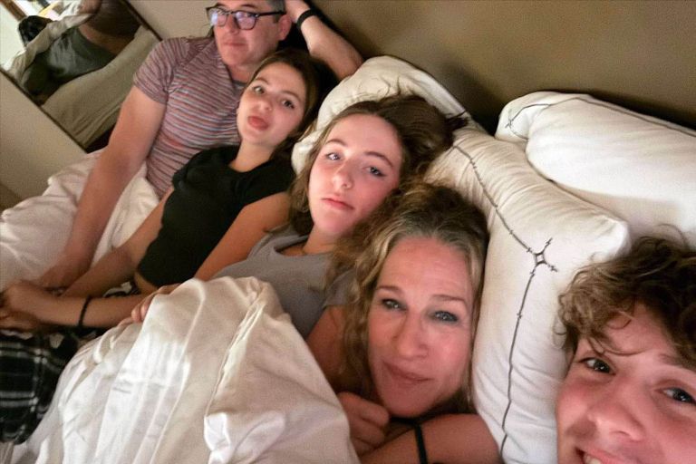 sarah-jessica-parker, matthew-broderick, druzina