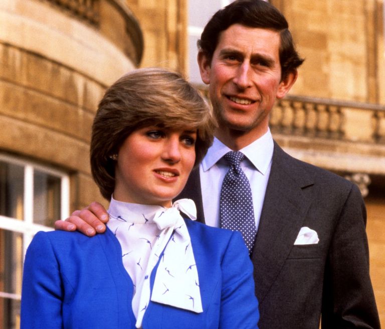 Princesa Diana in kralj Karel III. ob zaroki leta 1981