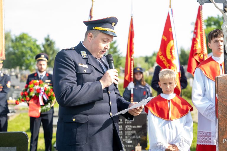 bogojina, spomenik, pokojni-gasilci, blagoslov