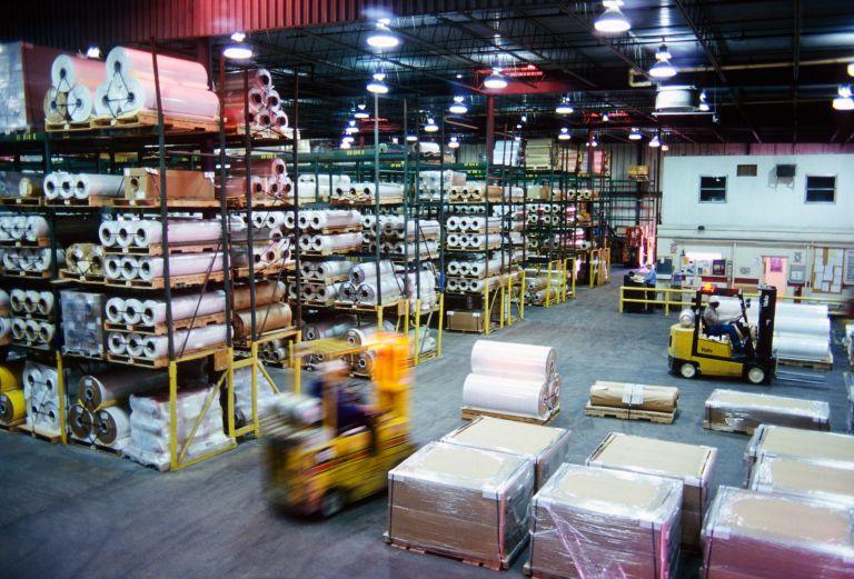 skladišče, viličar, logistika