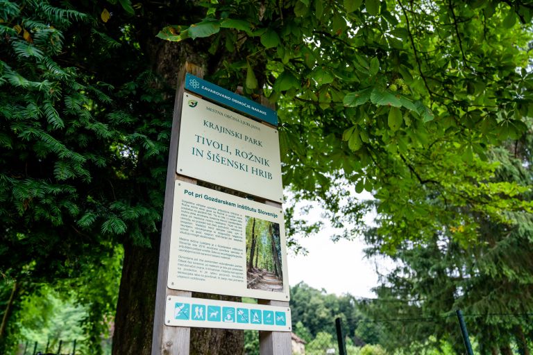 Krajinski park Tivoli, Rožnik in Šišenski Hrib