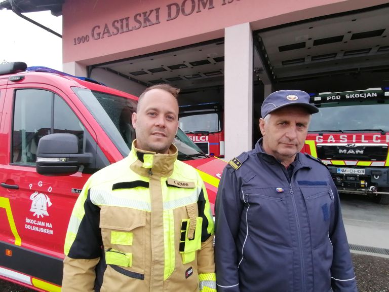 gasilci, skocjan, avto