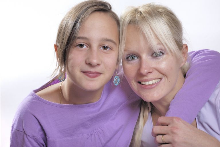 mama-in-hči, sorodniki, mama, hčerka