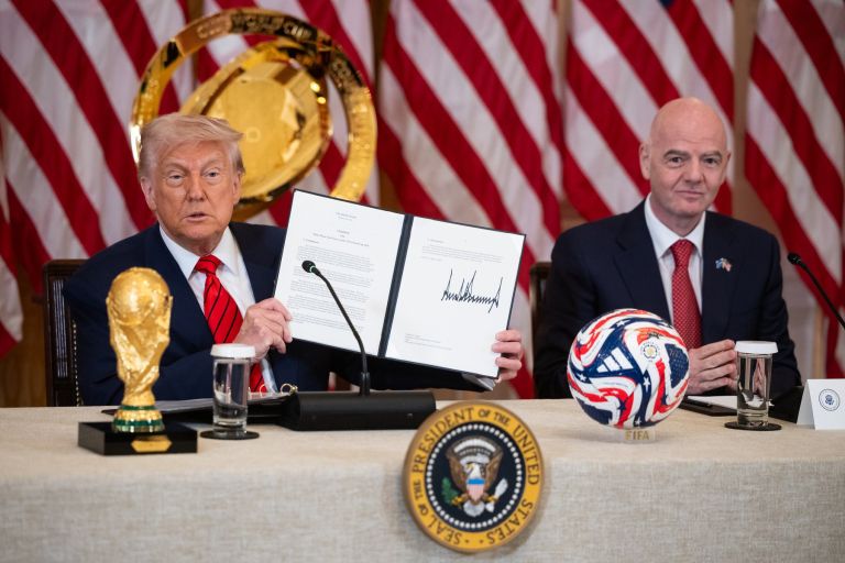 Donald Trump, Gianni Infantino