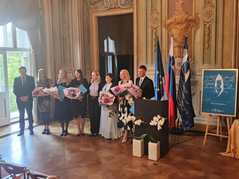 dsš-lendava, silvija-hajdinjak-prendl, priznanje-blaža-kumerdeja