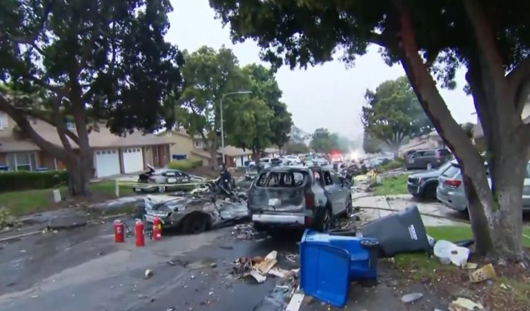 san diego, strmoglavljenje letala