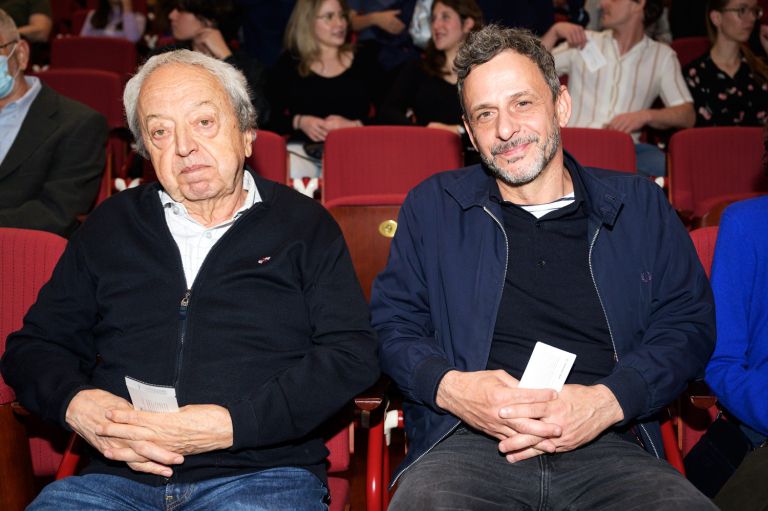 Jani Golob (avtor glasbe) in Jure Sotler (prva glavna stranska vloga) - Foto Katja Goljat.jpg