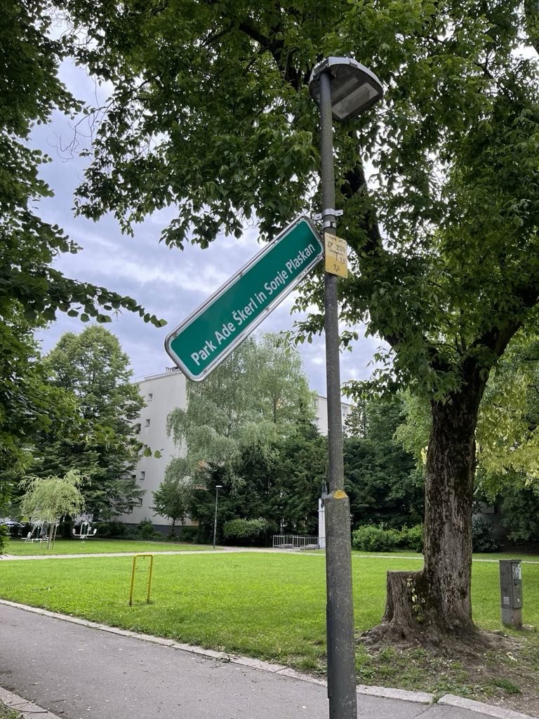 Park Ade Škerl in Sonje Plaskan